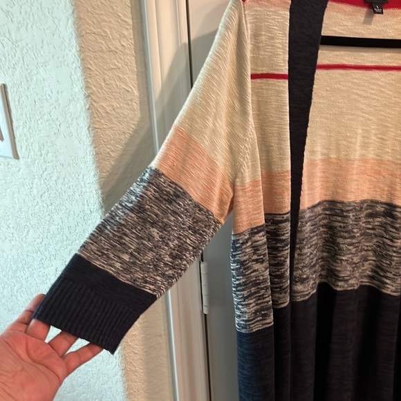 Women’s Torrid Super Soft Cardigan 3/4 Sleeve Drape Front No Tags - Picture 4 of 4